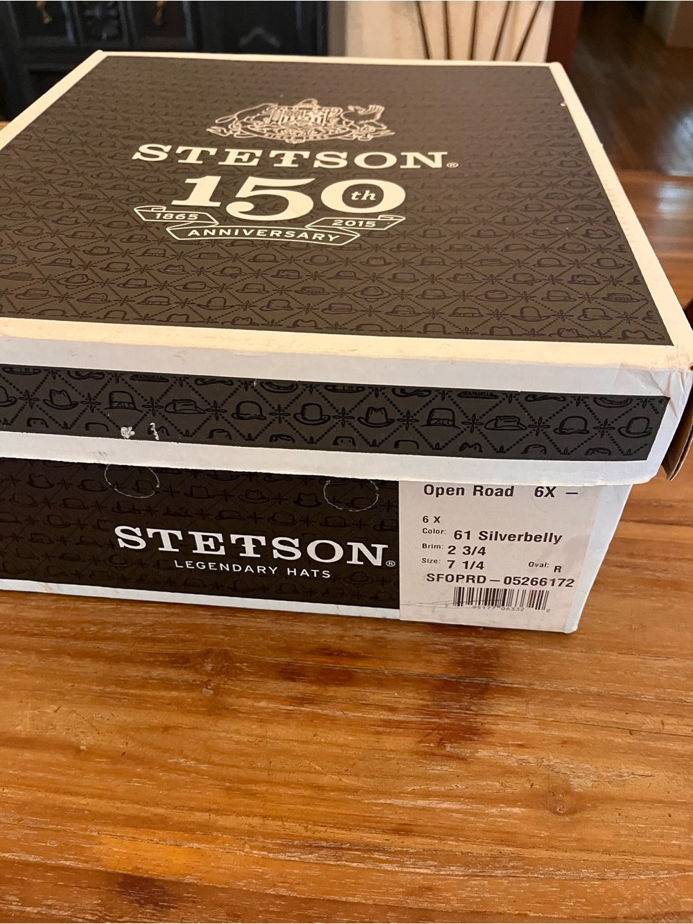 Stetson Open Road 6x Silverbelly 7 1/4 - Picture 6 of 6